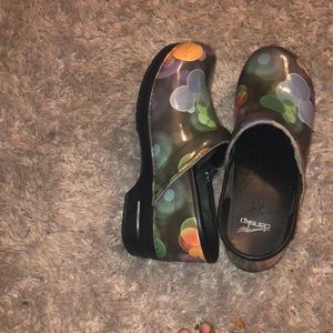 Multi color Dansko clogs